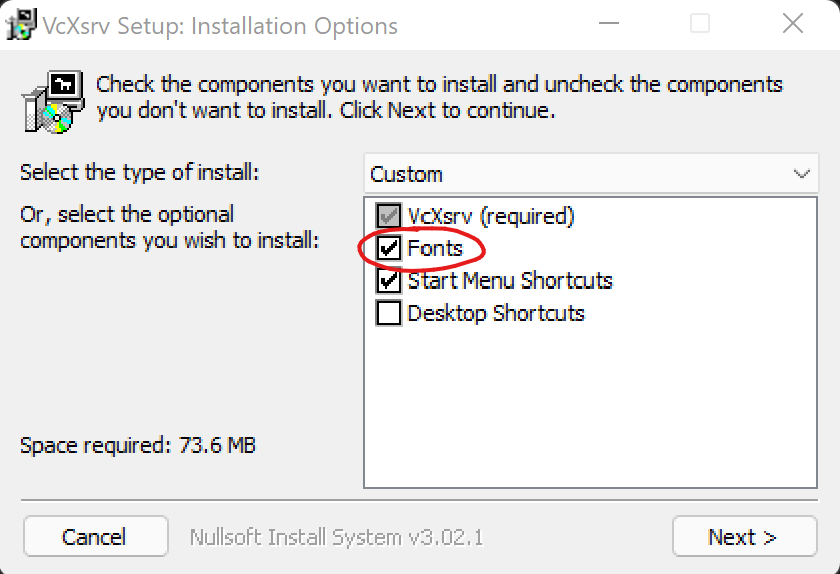 installation options